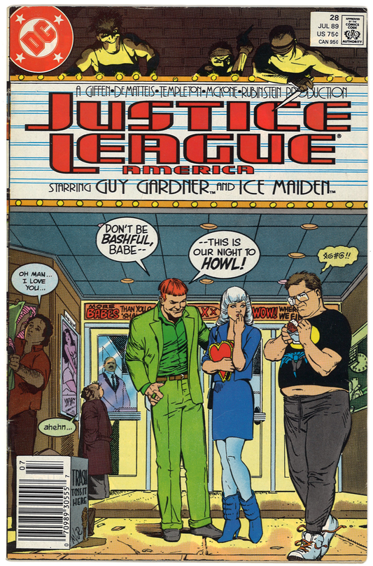 Justice League America 28 (DC Comics 1989) - The Bookstore