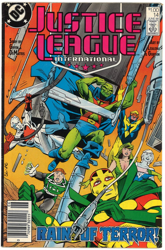 Justice League International 14 (DC Comics, 1988) - The Bookstore