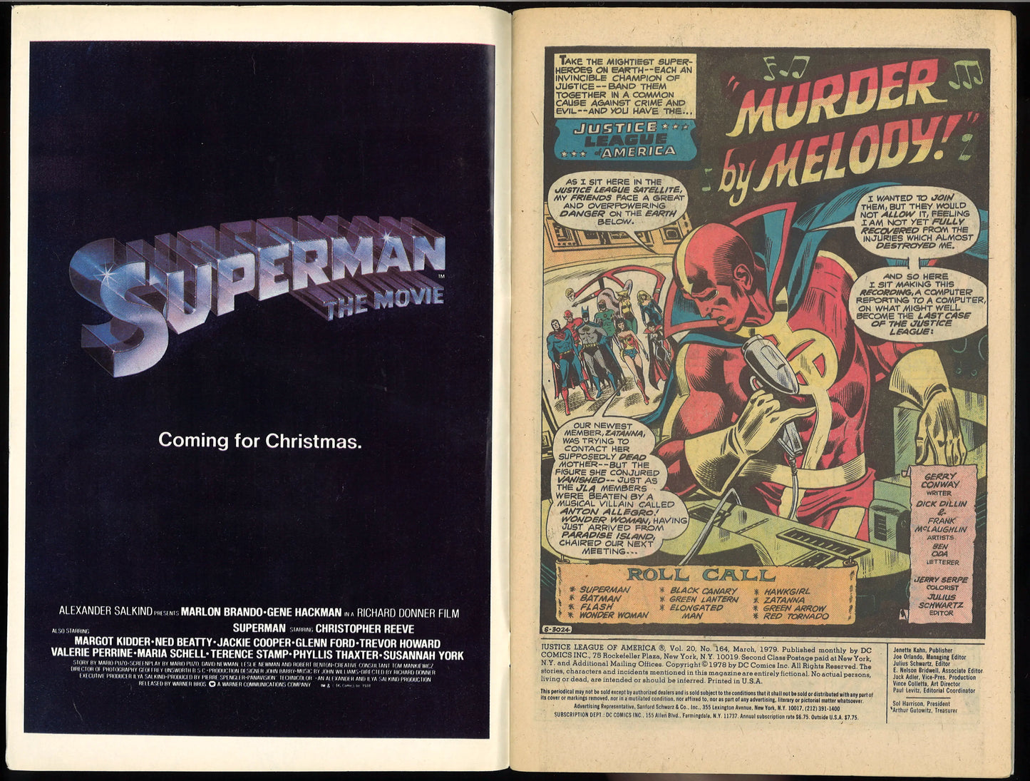 Justice League America Vol 20 No 164 1979