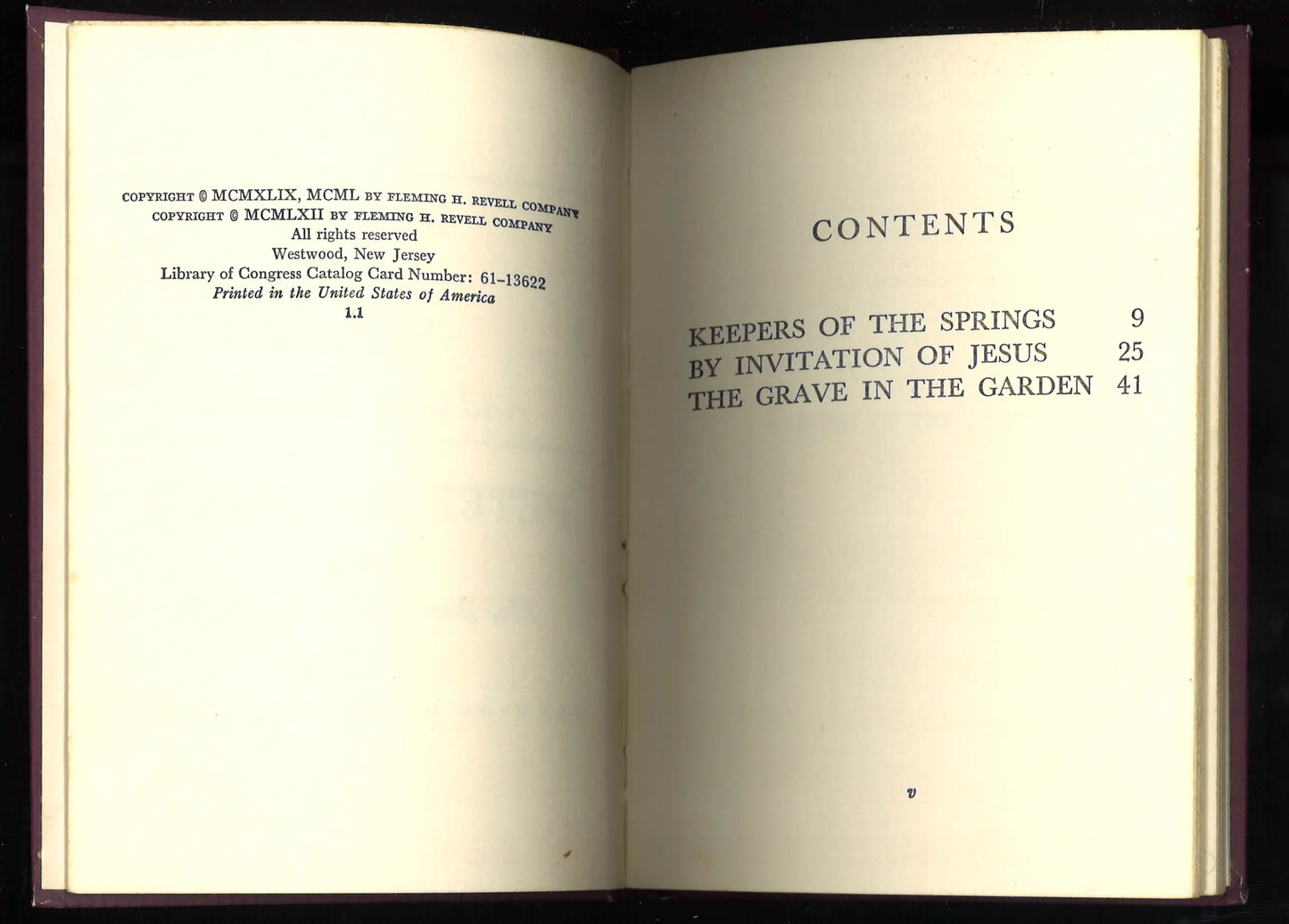 Peter Marshall's Keepers of the Springs and Other Messages