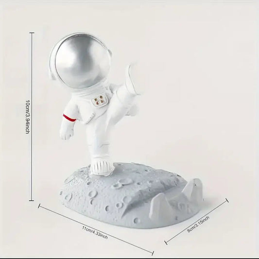 Kicking Astronaut Cellphone Holder Lemon D