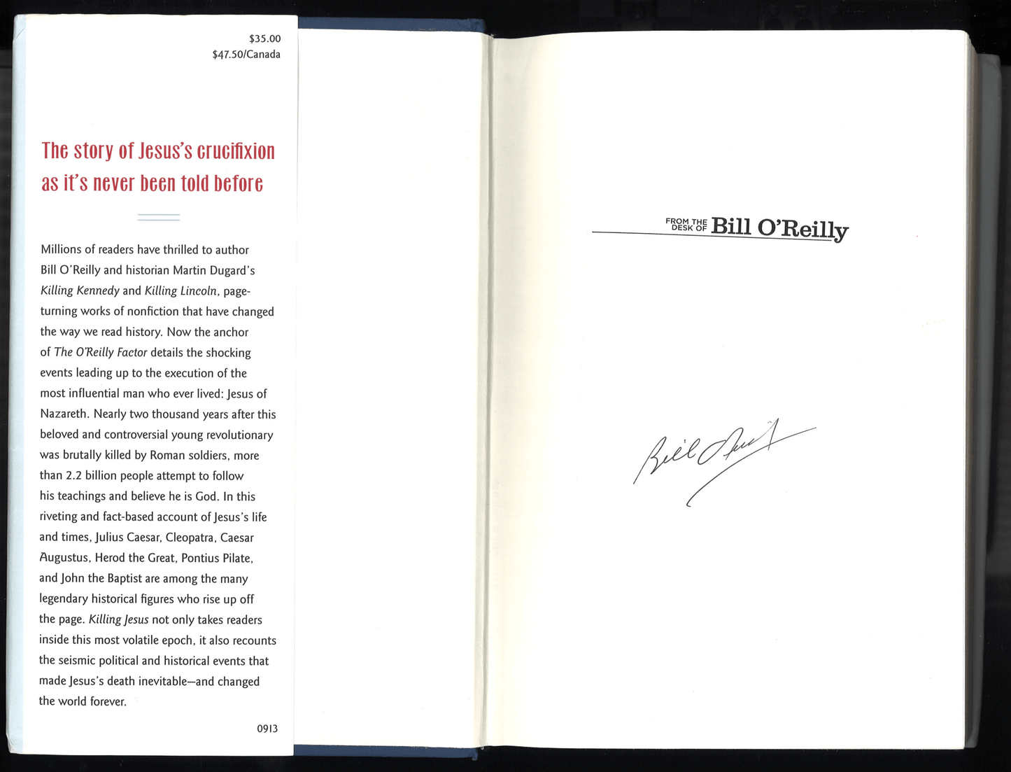Killing Jesus: A History (Signed) - The Bookstore