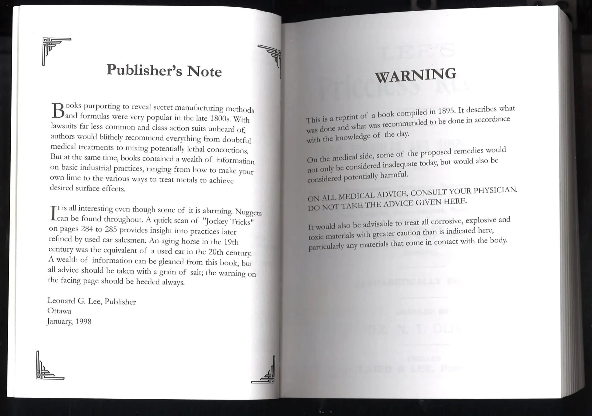 Lee's Priceless Recipes - The Bookstore