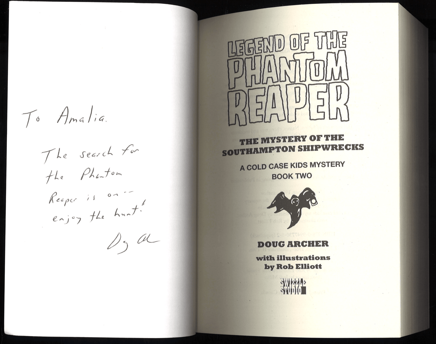 Legend of the Phantom Reaper 2: The Mystery of The Southhampton Shipwrecks (Signed) - The Bookstore