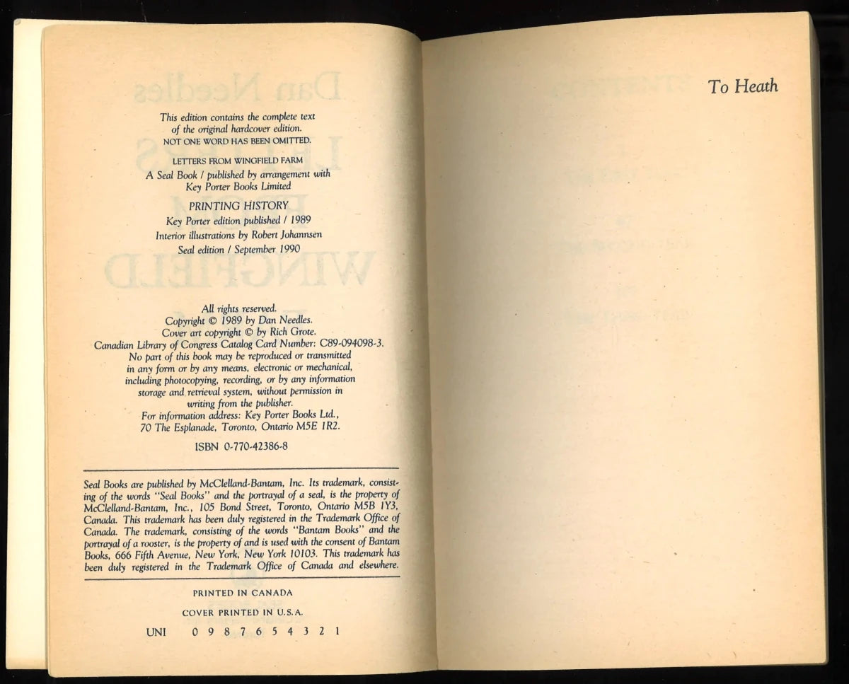Letters From Wingfield Farm - The Bookstore