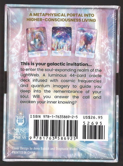 LightWeb Oracle Deck: Soul Technology (44 Full - Color Cards and 140 - Page Full - Color Guidebook) - The Bookstore