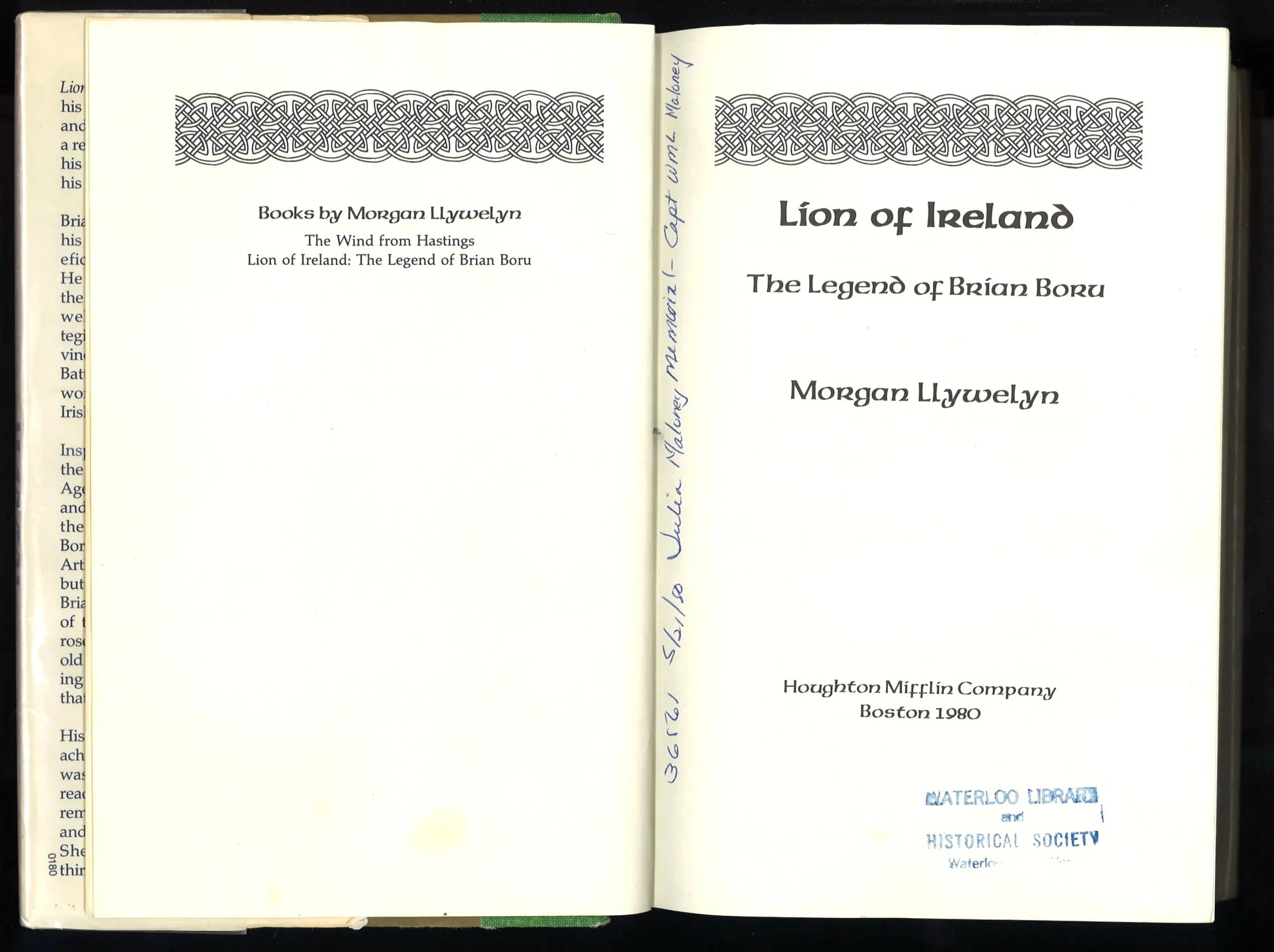 Lion Of Ireland: The Legend of Brian Boru - The Bookstore