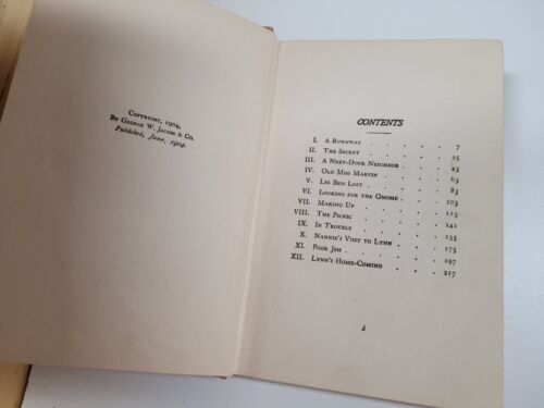 Little Sister Anne Amy E. Blanchard 1904 Cloth HC - The Bookstore