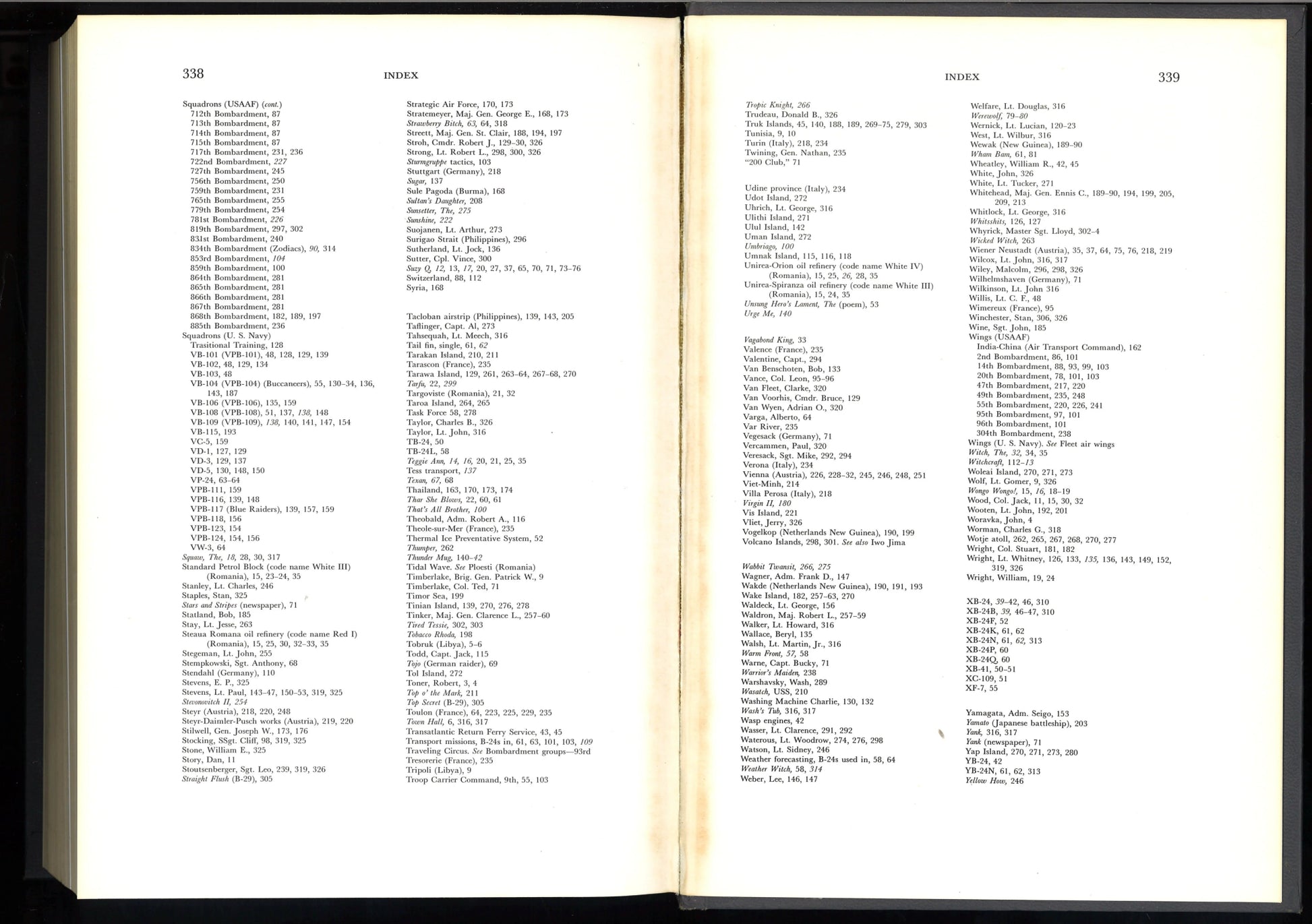 Log of The Liberators - The Bookstore