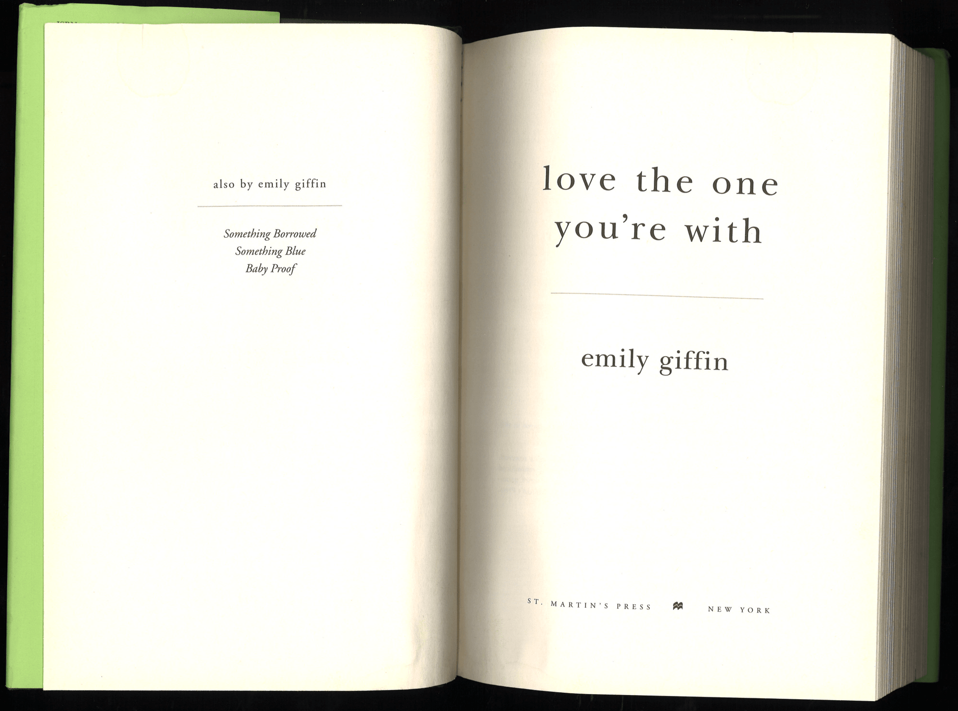 Love the One You're With - The Bookstore