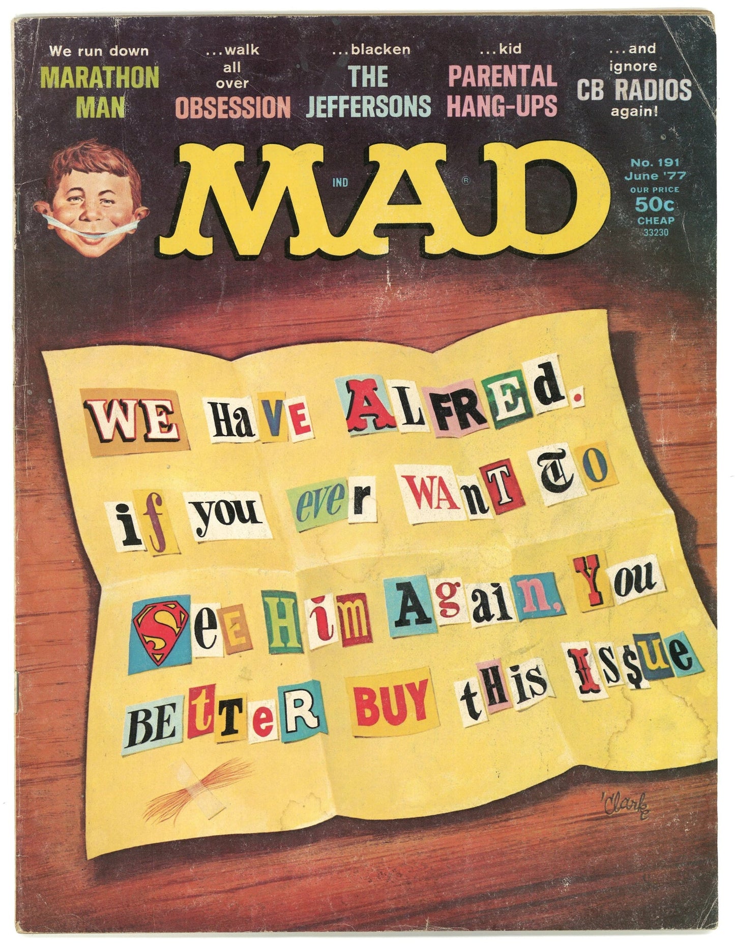 Mad No. 191 June 1977 Albert B. Fedstein