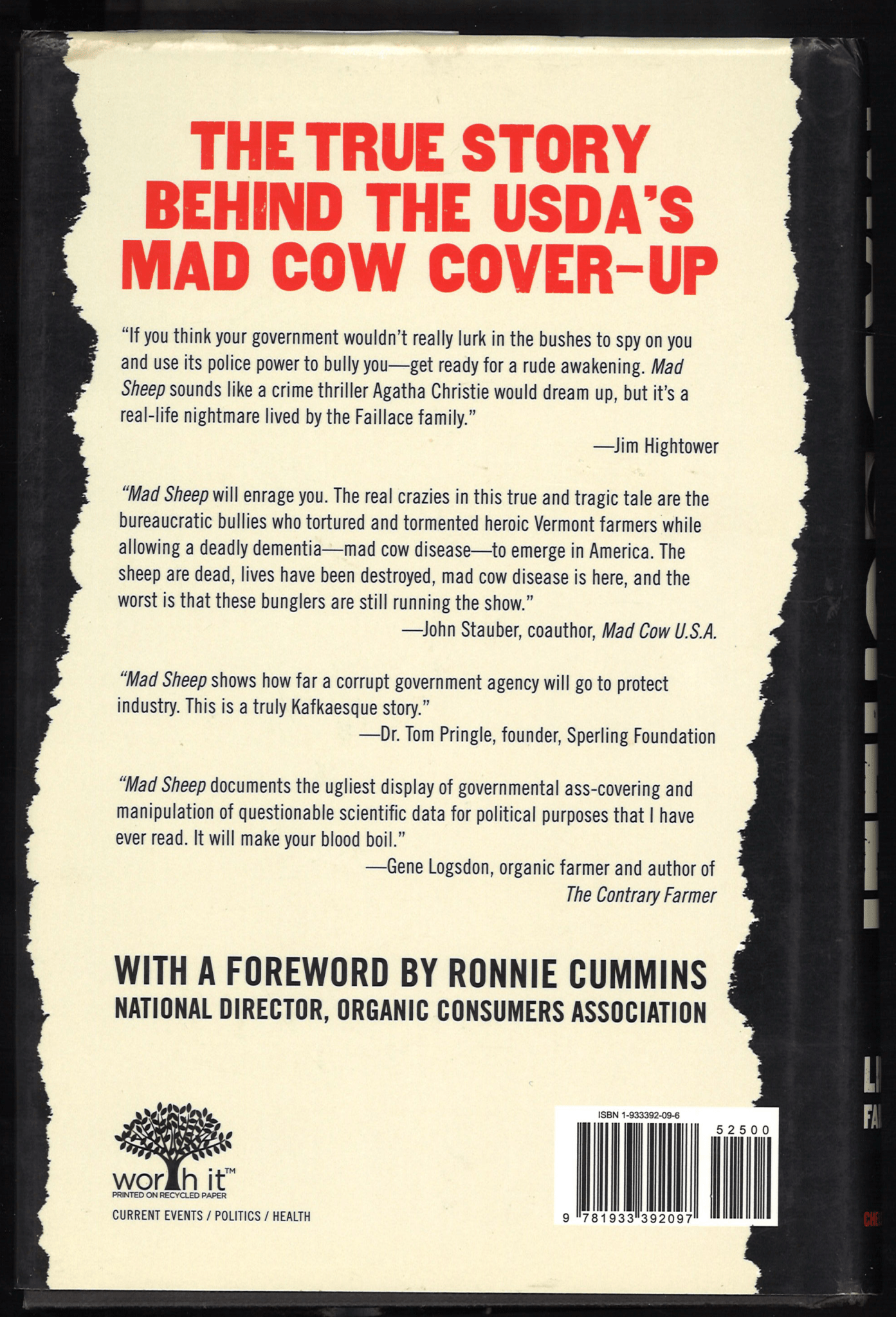 Mad Sheep: The True Story Behind the USDA's War on a Family Farm - The Bookstore