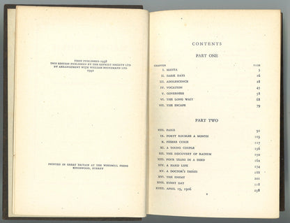 Madame Curie - The Bookstore