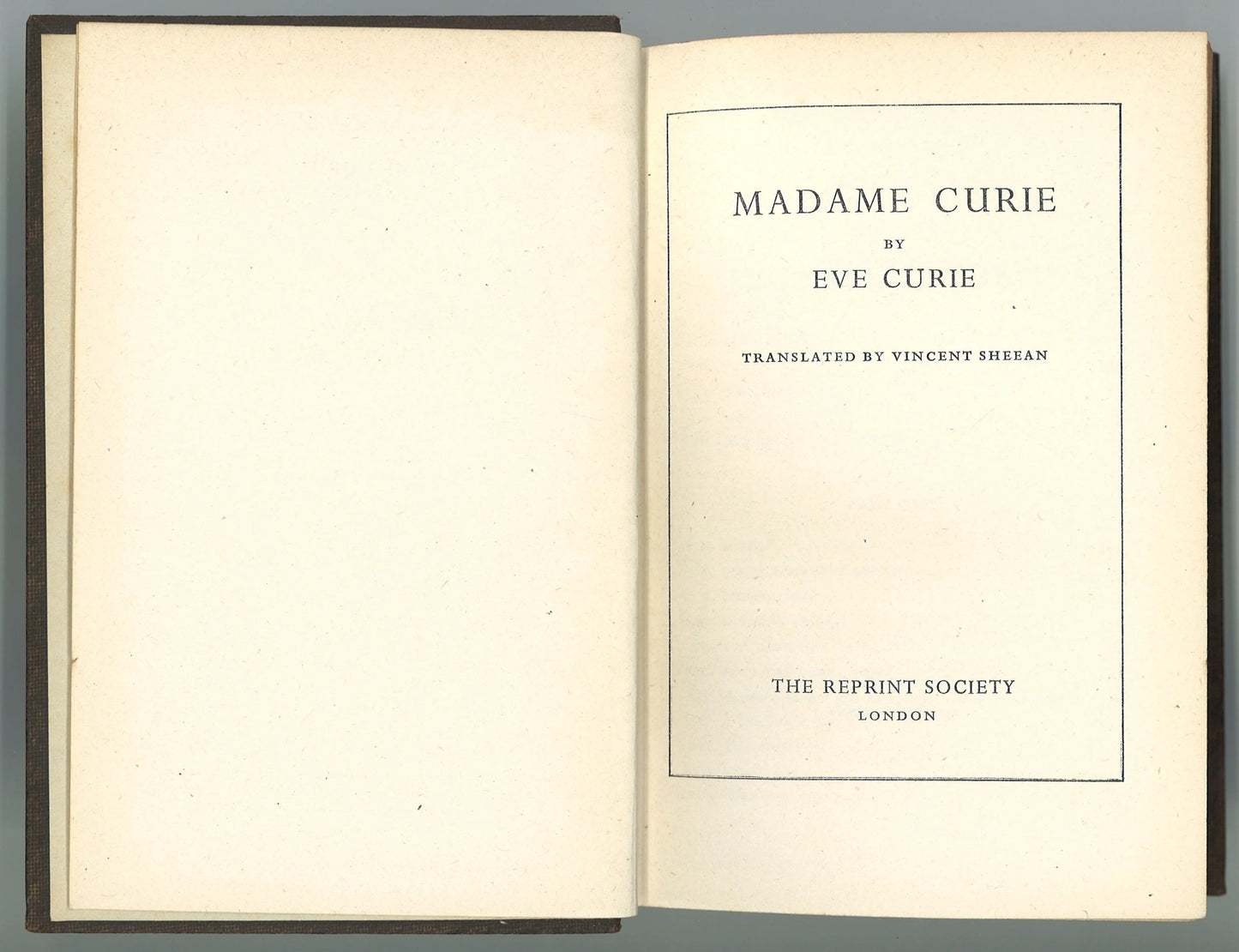 Madame Curie - The Bookstore