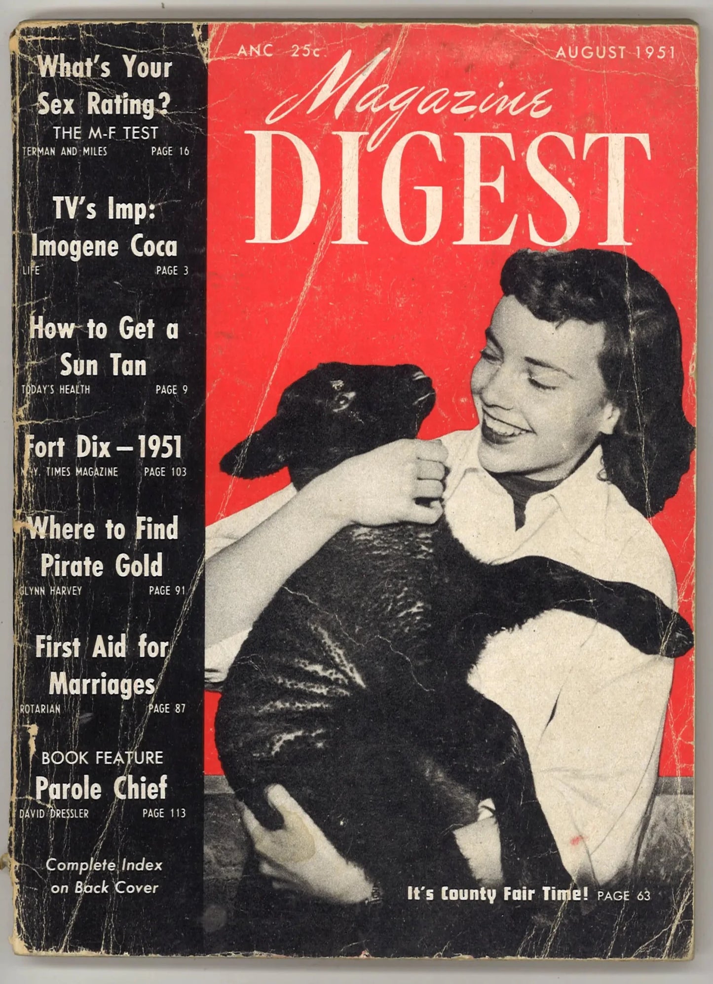 Magazine Digest, August 1951, Volume XXIII, No. 11 - The Bookstore