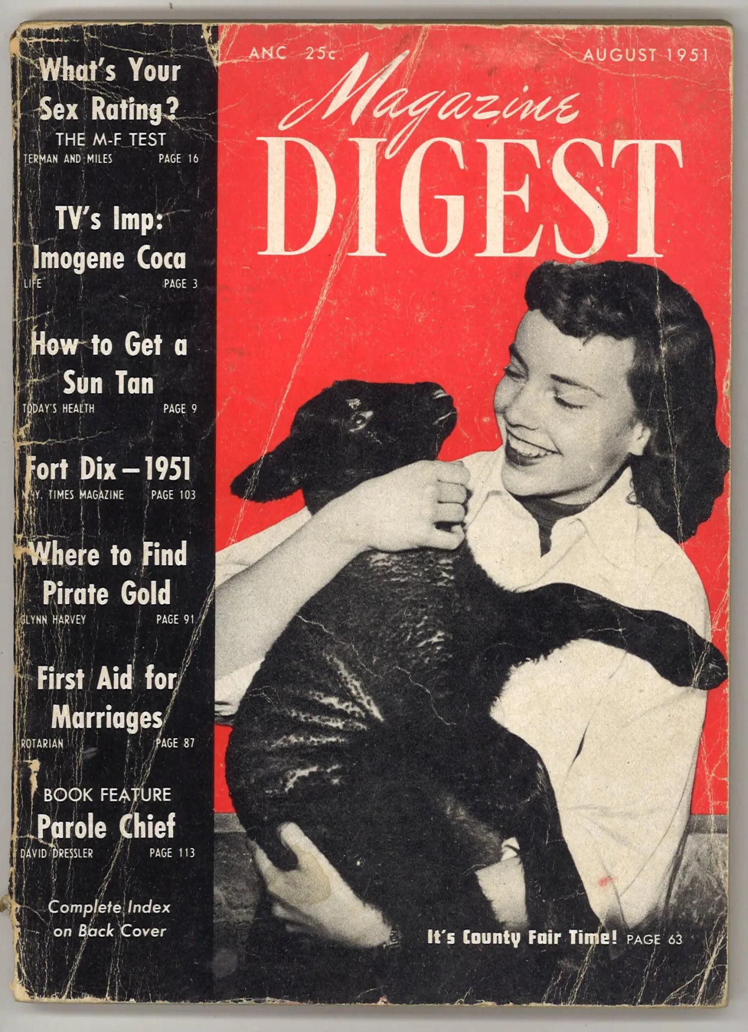 Magazine Digest, August 1951, Volume XXIII, No. 11 - The Bookstore
