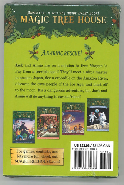Magic Tree House Boxed Set, Books 5 - 8: Night of the Ninjas, Afternoon on the Amazon, Sunset of the Sabertooth, and Midnight on the Moon - The Bookstore