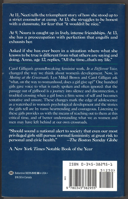 Meeting at the Crossroads: The Landmark Book About The Turning Points in Girls' and Women's Lives