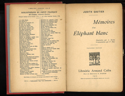 Mémoires d'un Éléphant blanc (1910) French