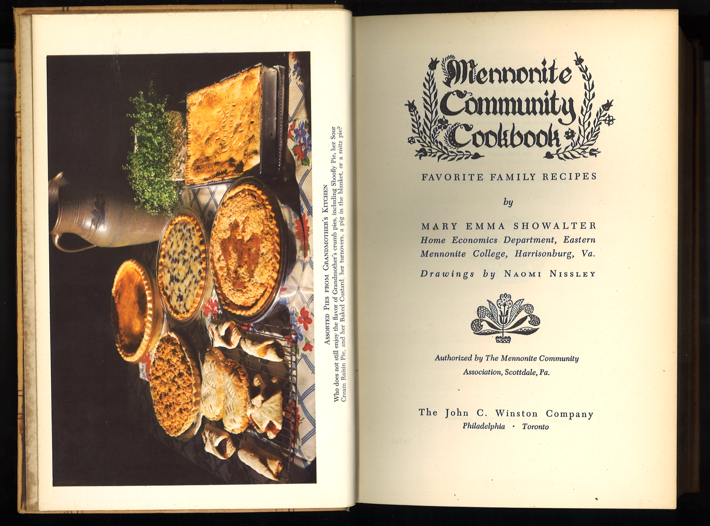 Mennonite Community Cookbook: Favorite Family Recipes