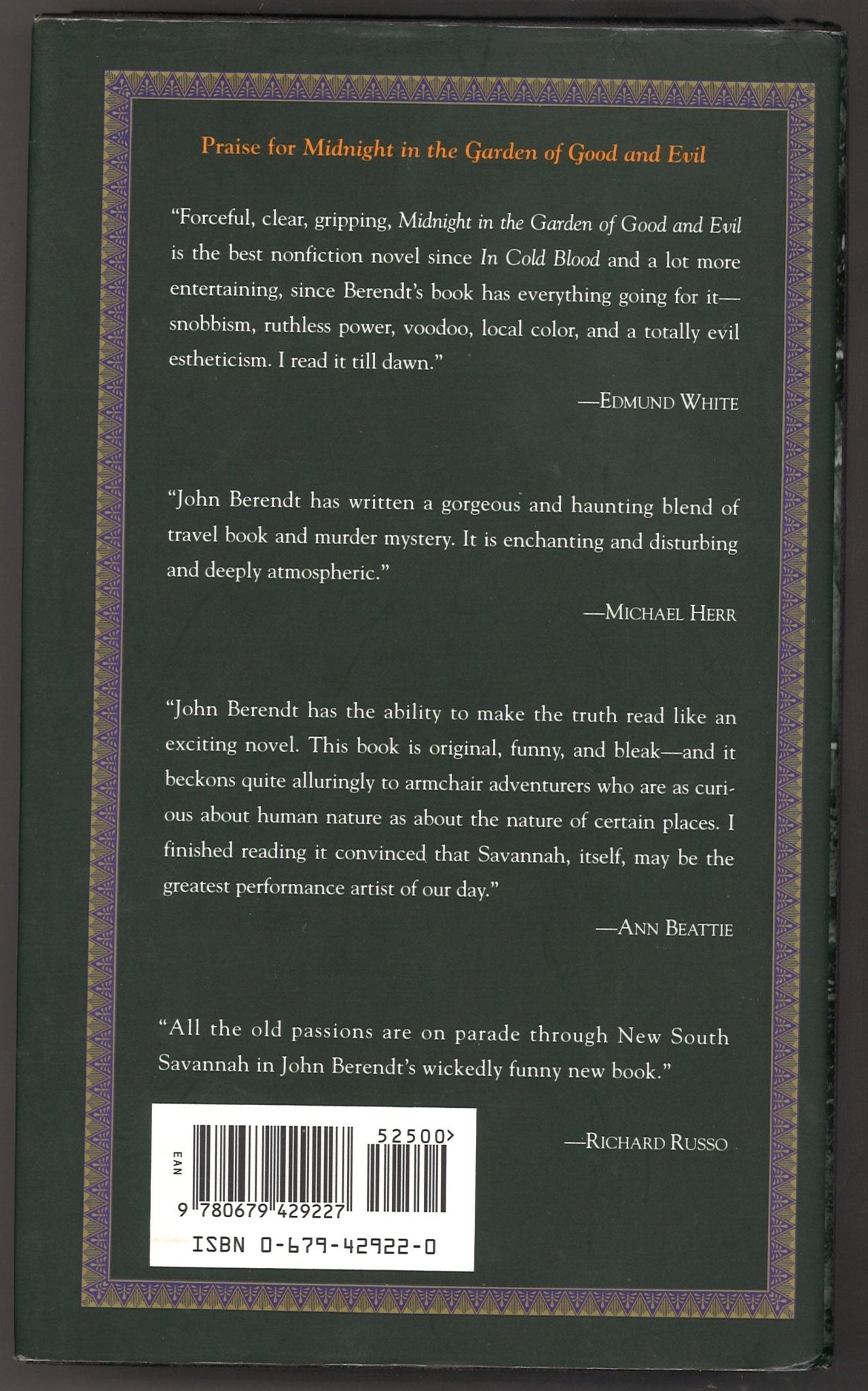 Midnight in the Garden of Good and Evil - The Bookstore