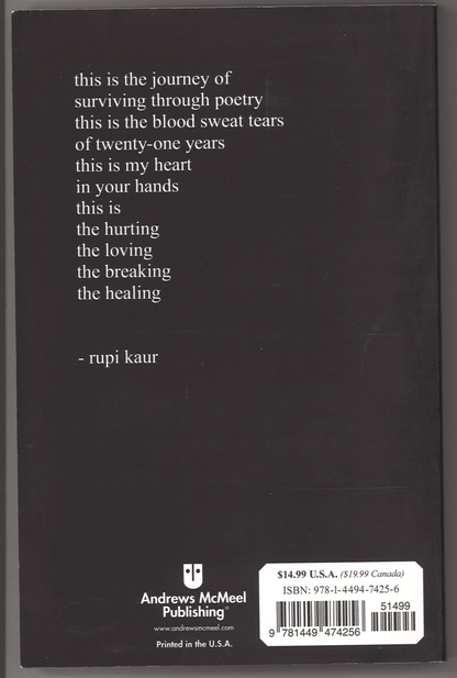 Milk and Honey by Rupi Kaur - The Bookstore