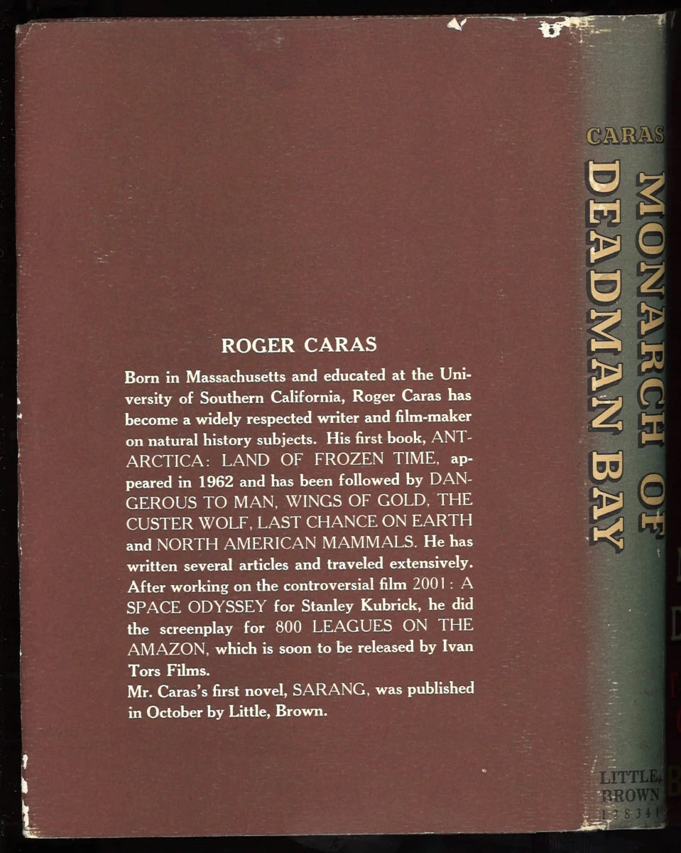 Monarch of Deadman Bay: The Life and Death of a Kodiak Bear – First Edition, 1969 - The Bookstore
