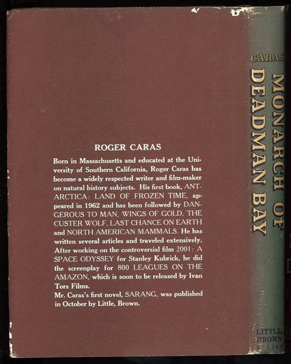 Monarch of Deadman Bay: The Life and Death of a Kodiak Bear – First Edition, 1969 - The Bookstore