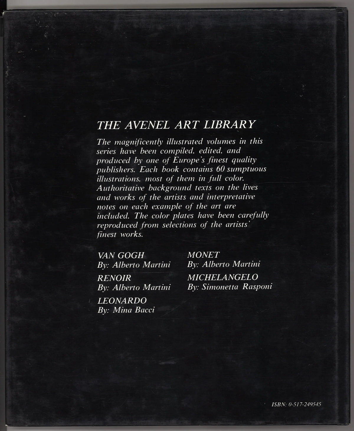 Monet by Alberto Martini – 1978 First U.S. Edition – Avenel Art Library