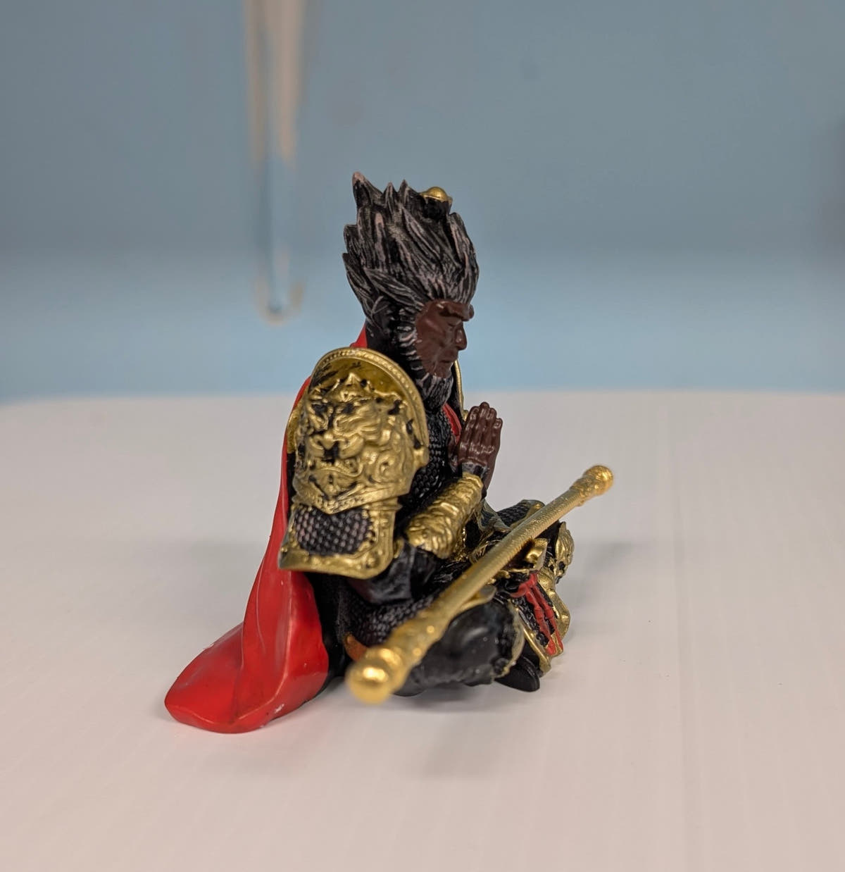 Monkey King Figurine with Golden Staff - The Bookstore
