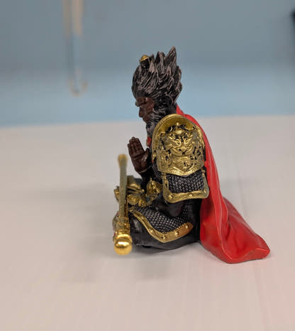 Monkey King Figurine with Golden Staff - The Bookstore