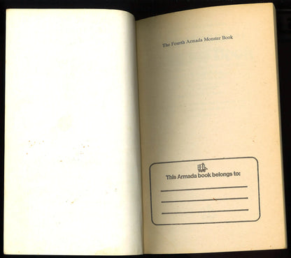 4th Armada Monster Book - 1978 First UK Edition