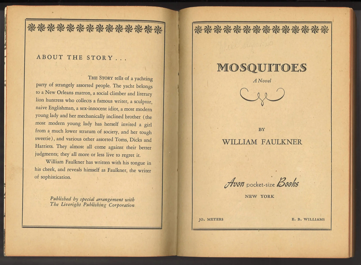 Mosquitoes (c. 1941) - The Bookstore