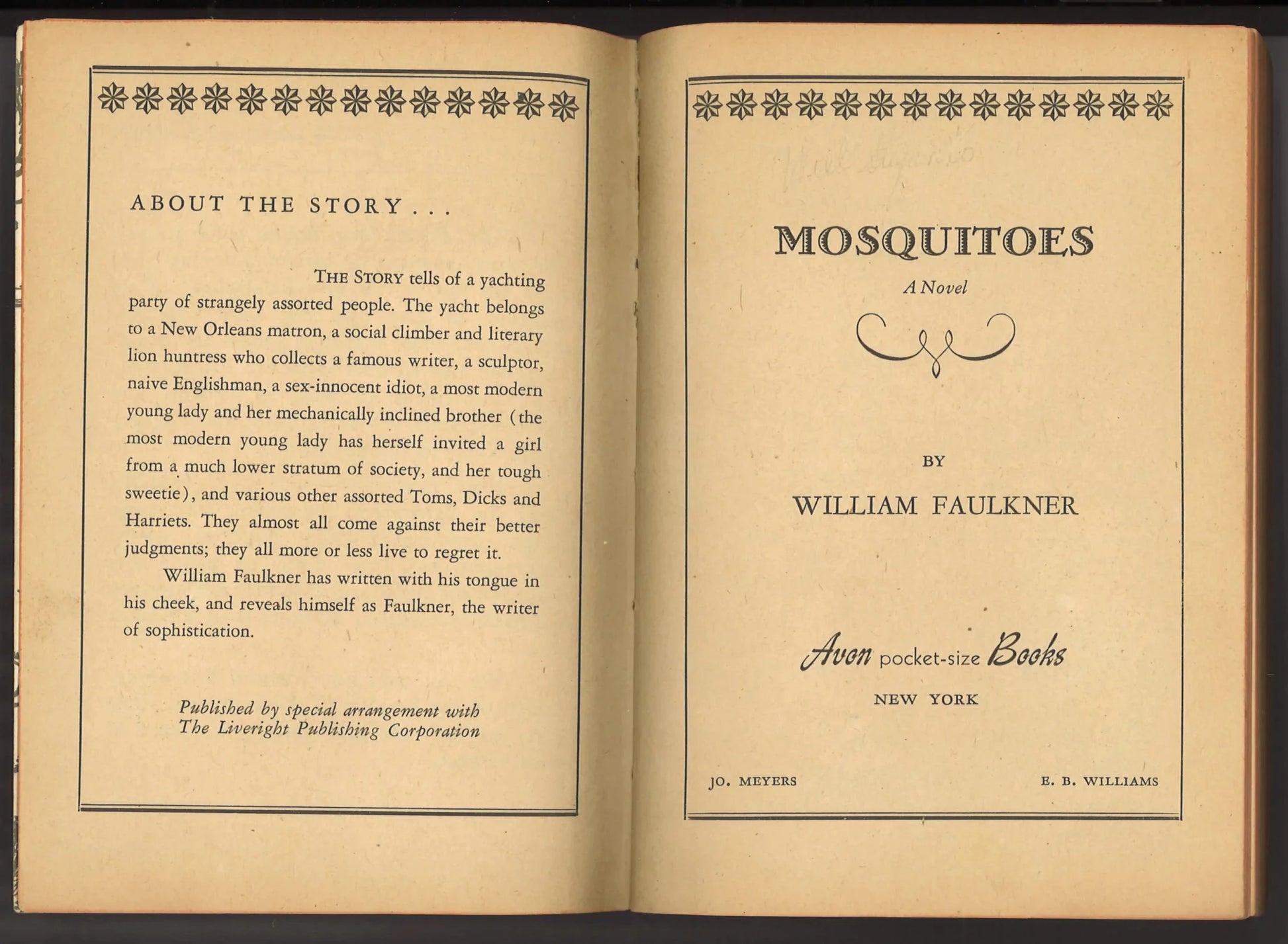 Mosquitoes (c. 1941) - The Bookstore