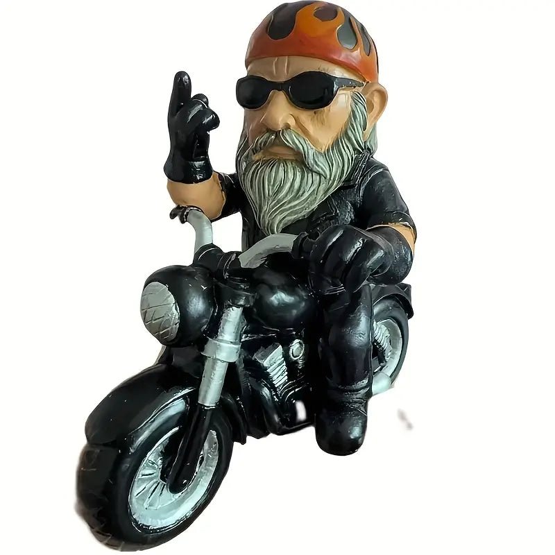 Motorcycle Rider Figurine - The Bookstore