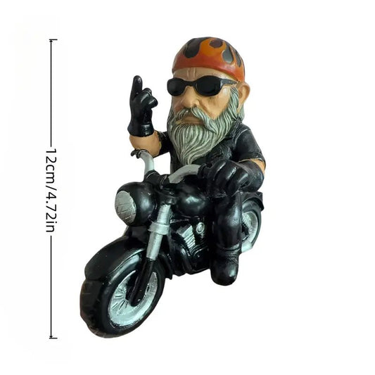 Motorcycle Rider Figurine - The Bookstore