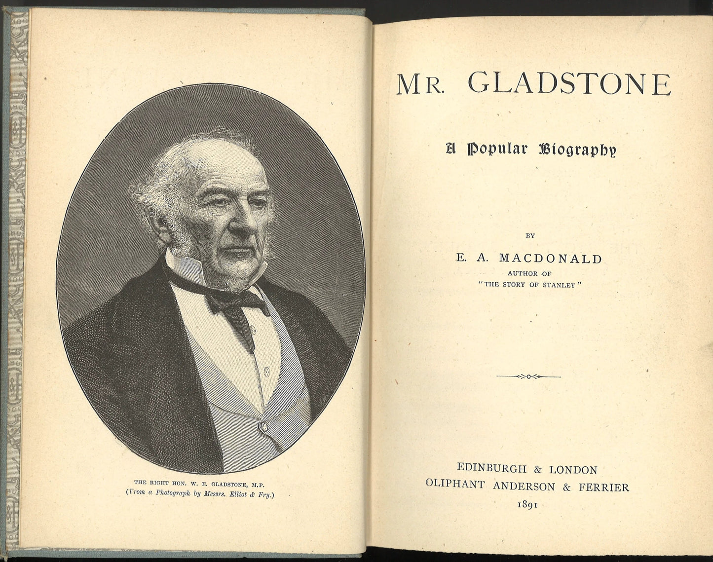 Mr. Gladstone: A Popular Biography - The Bookstore