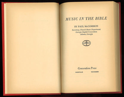 Music in The Bible - The Bookstore