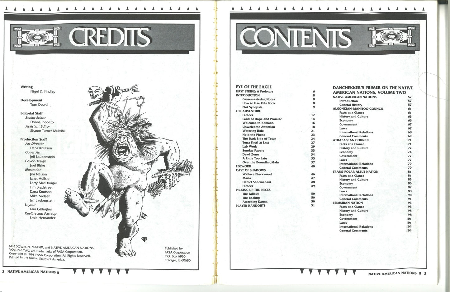 Native American Nations, Vol. 2 (Shadowrun, No. 7207) - The Bookstore