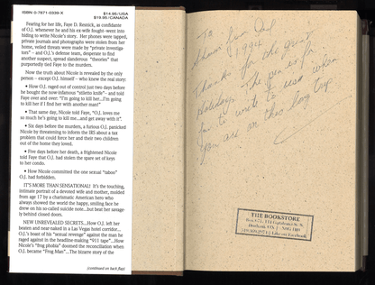Nicole Brown Simpson: The Private Diary of a Life Interrupted - The Bookstore