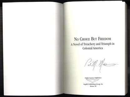 No Choice But Freedom by Pat Mattiani Mestern – Signed First Edition - The Bookstore