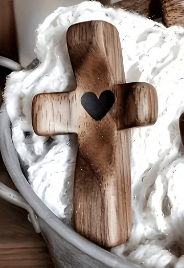 Olive Wood Thumb Cross - The Bookstore