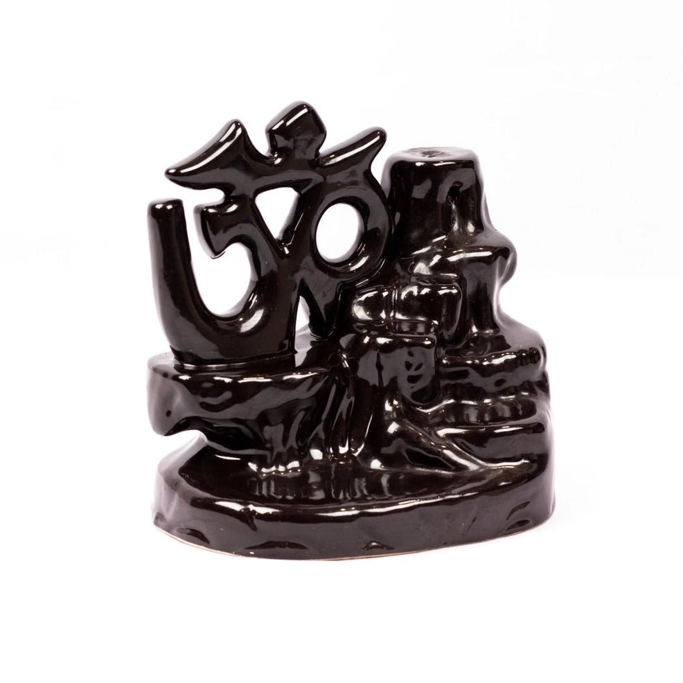 OM Ceramic Backflow Incense Burner - The Bookstore