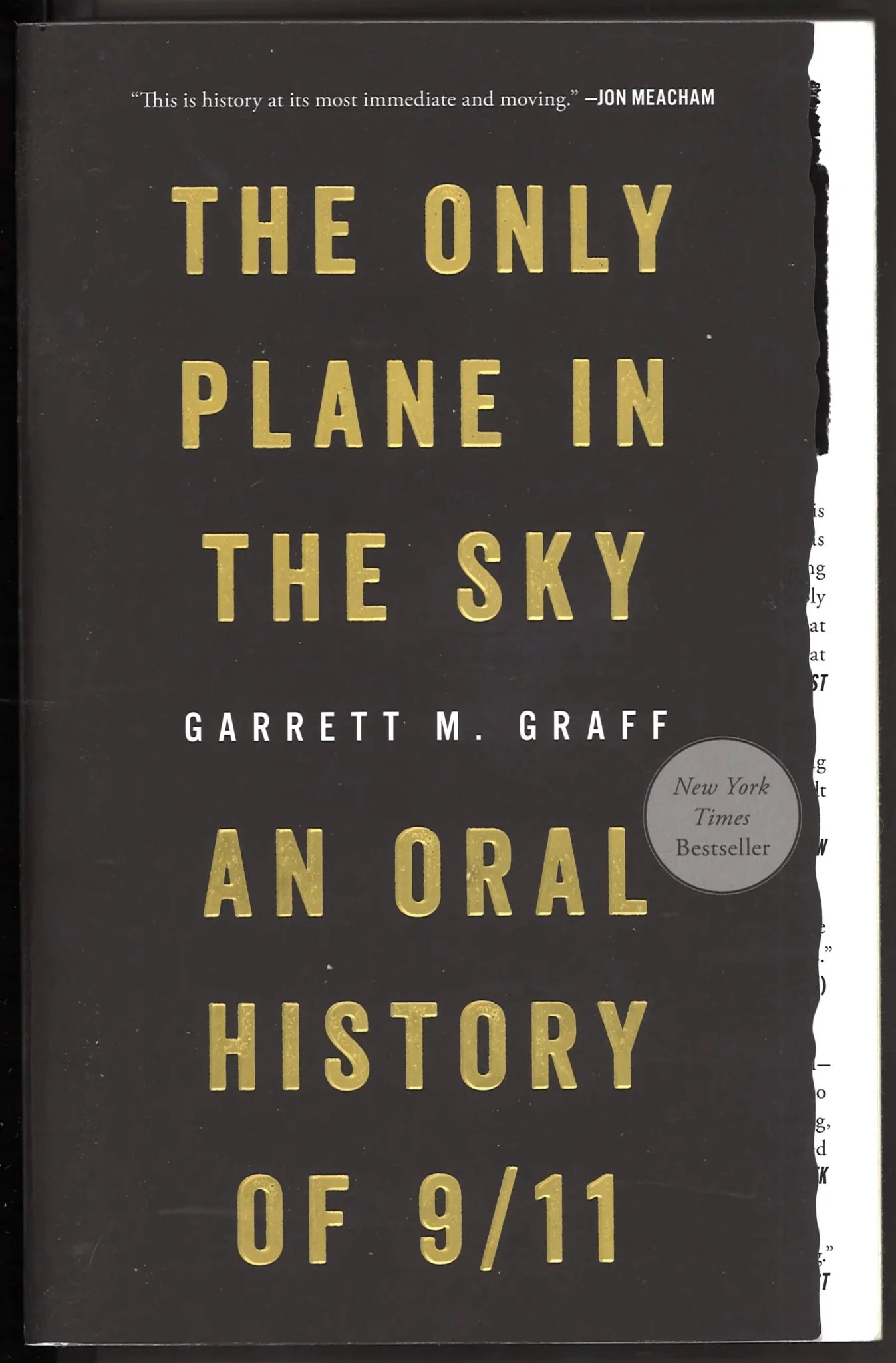 Only Plane in the Sky: An Oral History of 9/11 - The Bookstore
