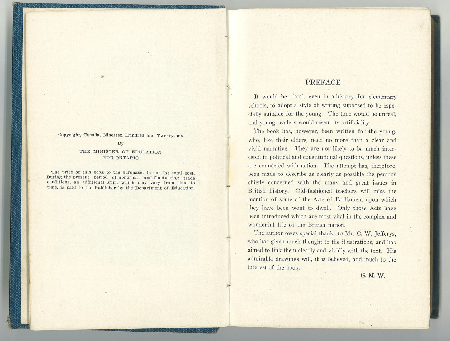Ontario Public School History of England George M. Wrong M.A.