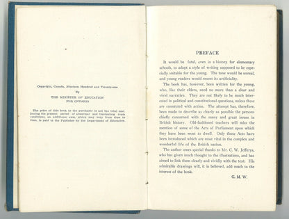 Ontario Public School History of England George M. Wrong M.A.