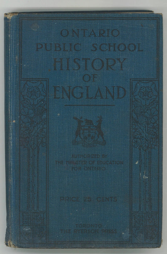 Ontario Public School History of England George M. Wrong M.A.