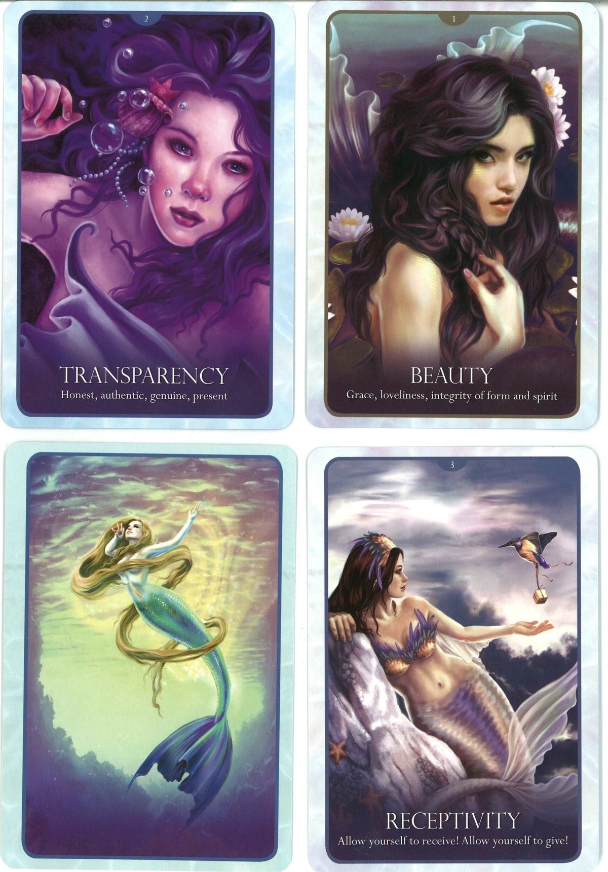Beauty Oracle Oracle Beauty Mermaids Oracle Of The Mermaids Blue Angel Publishing