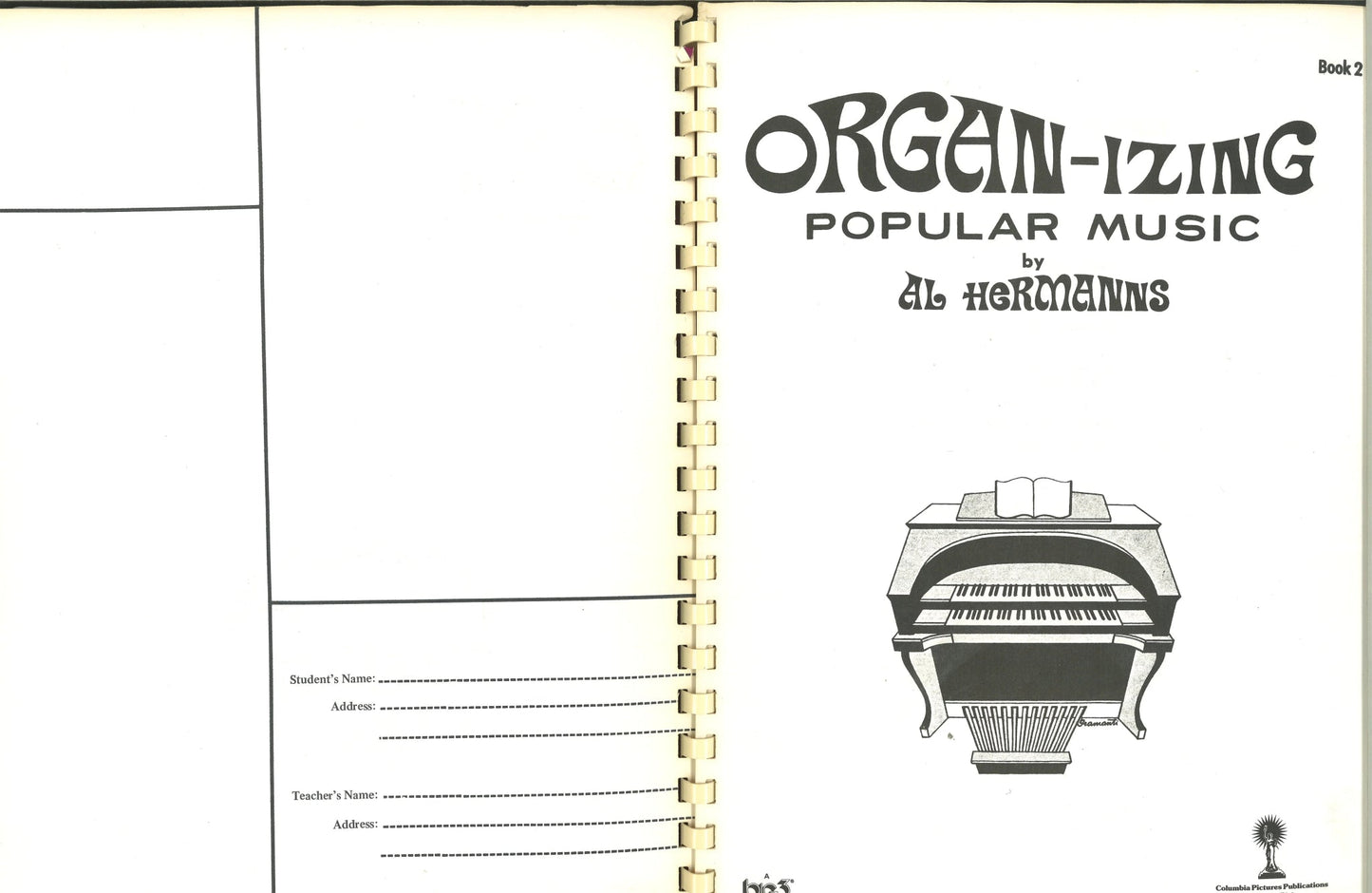 Organ-izing Popular Music  (Book 2) Al Hermanns