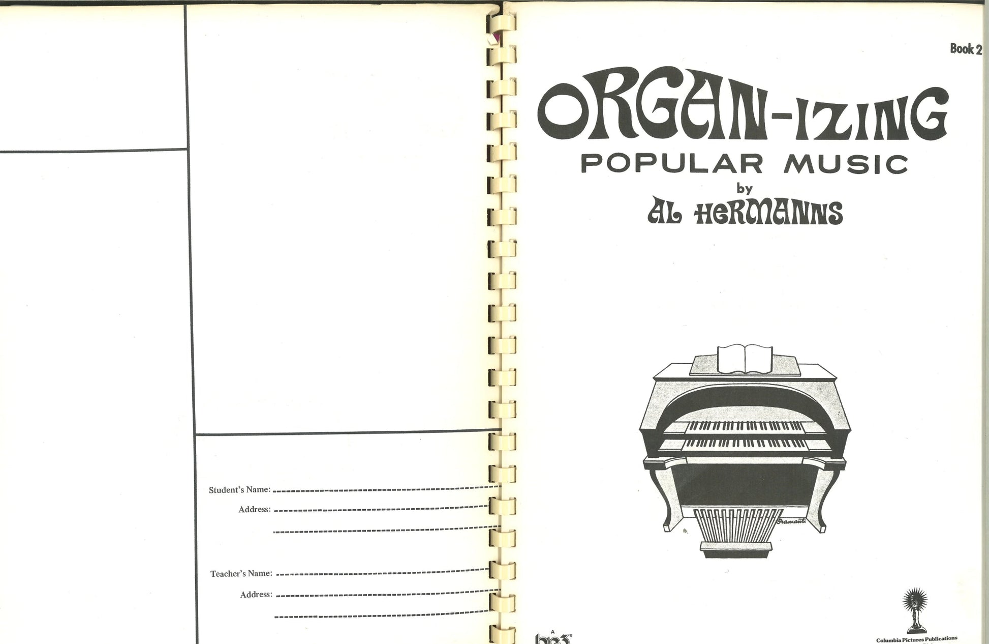 Organ-izing Popular Music  (Book 2) Al Hermanns